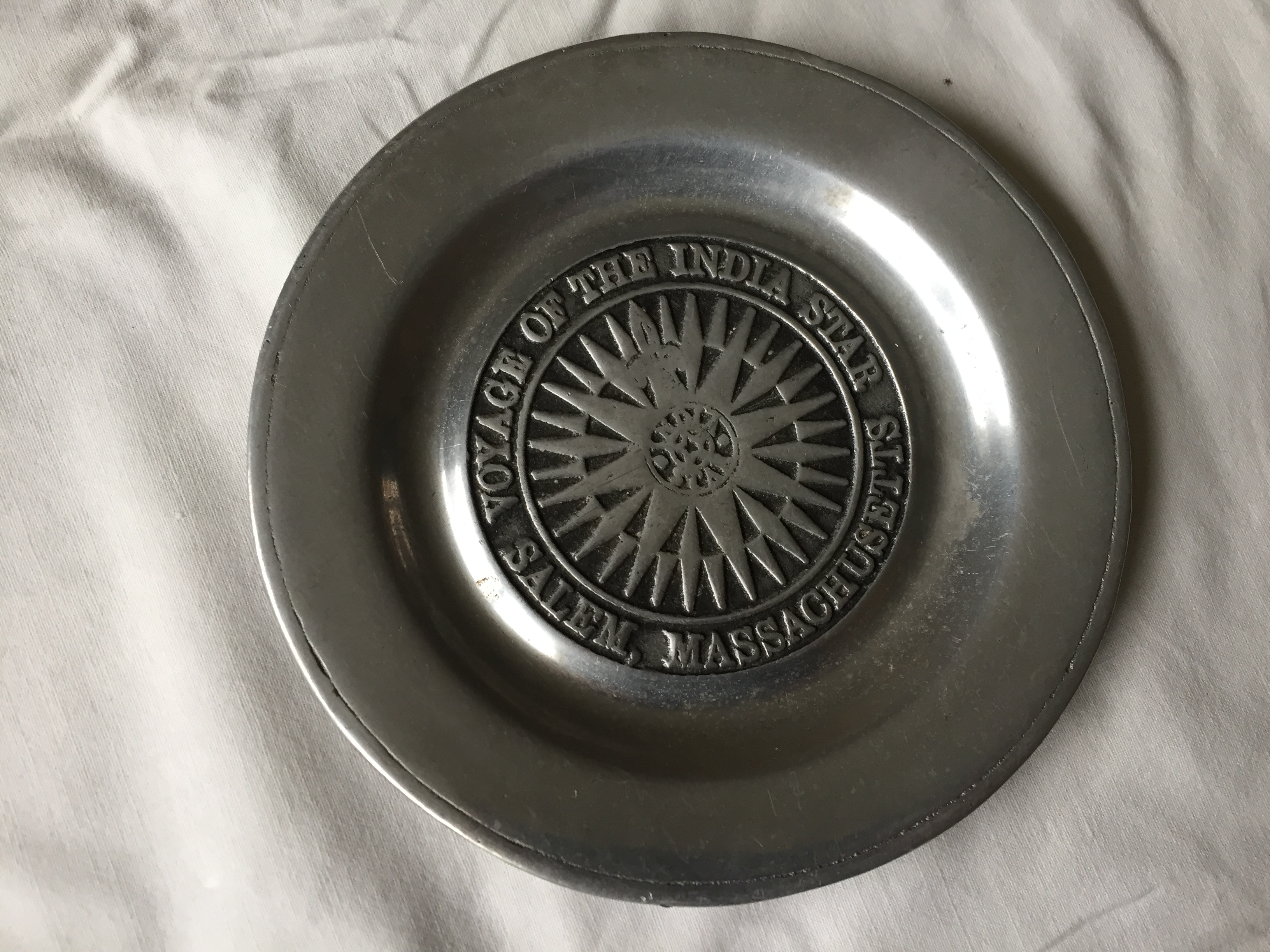 SOUVENIR DISH FROM THE VESSEL THE INDIA STAR 